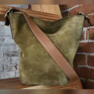 Coach Suede Legacy Soho Bucket Bag
